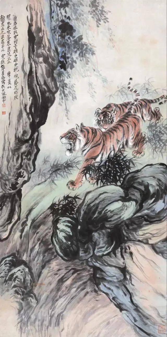 历代名家画虎,形神兼备、霸气十足!