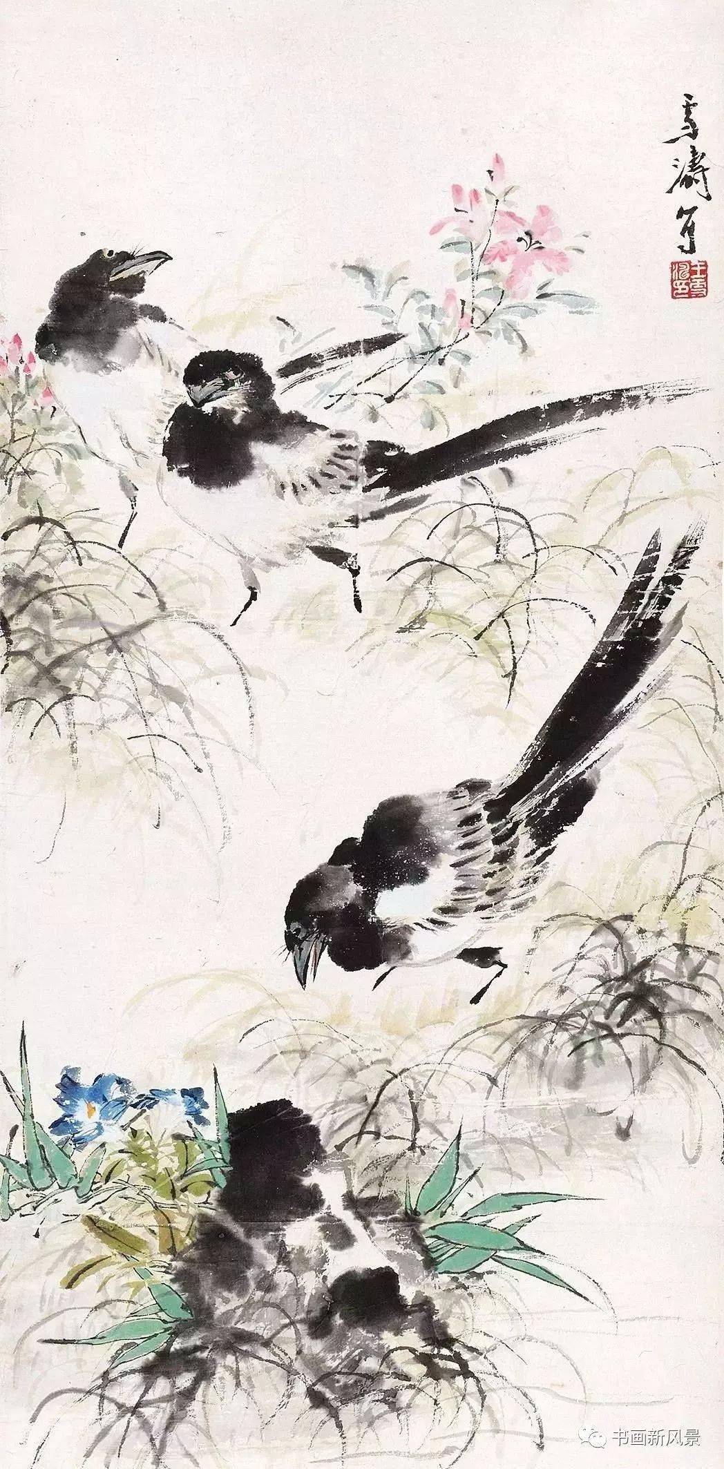 王雪涛画喜鹊精选30幅,养眼!