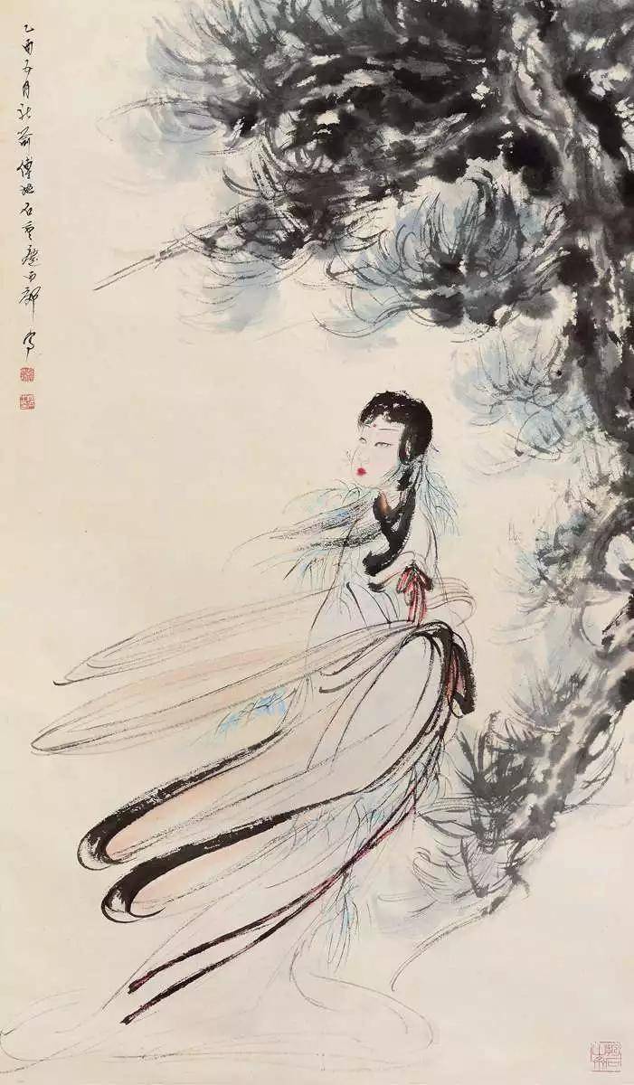 傅抱石:我是靠精神指挥我的双手