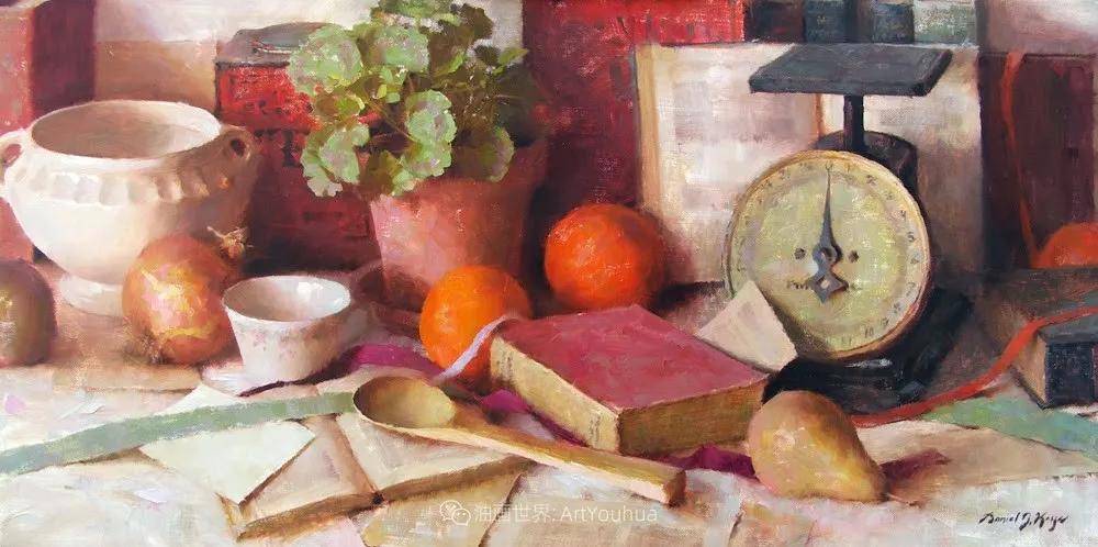 美国画家丹尼尔·基斯,花卉作品选