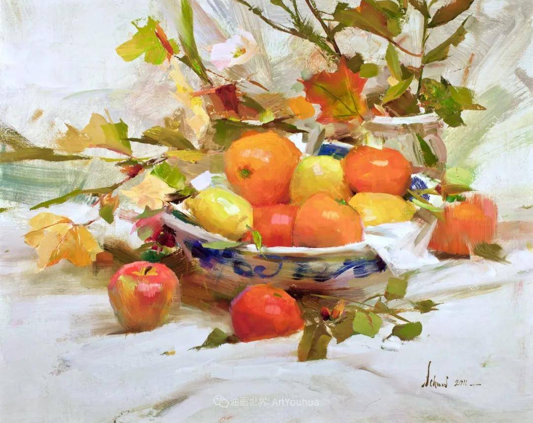 美国画家丹尼尔·基斯,花卉作品选