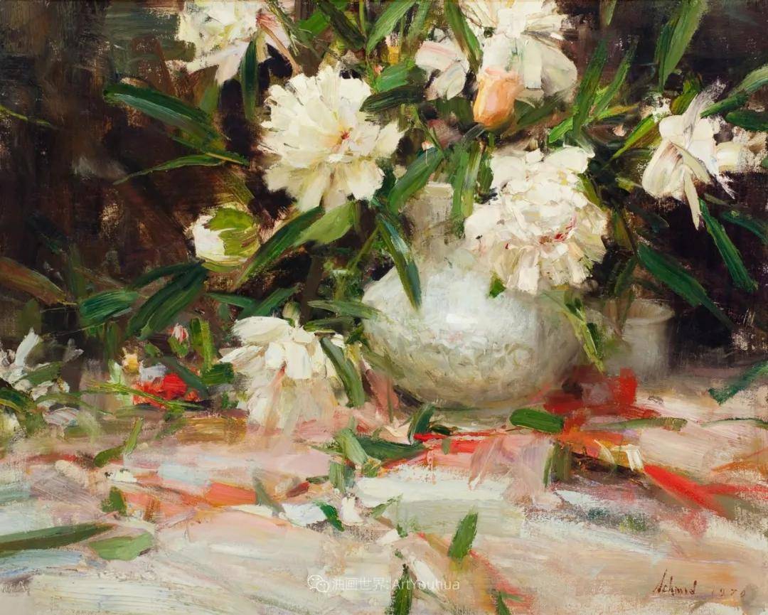 美国画家丹尼尔·基斯,花卉作品选