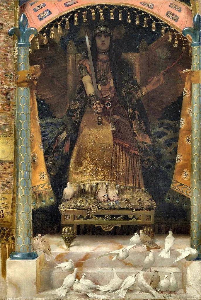 历史装饰画家罗切罗斯,以一种感性的自然主义风格来绘画作品