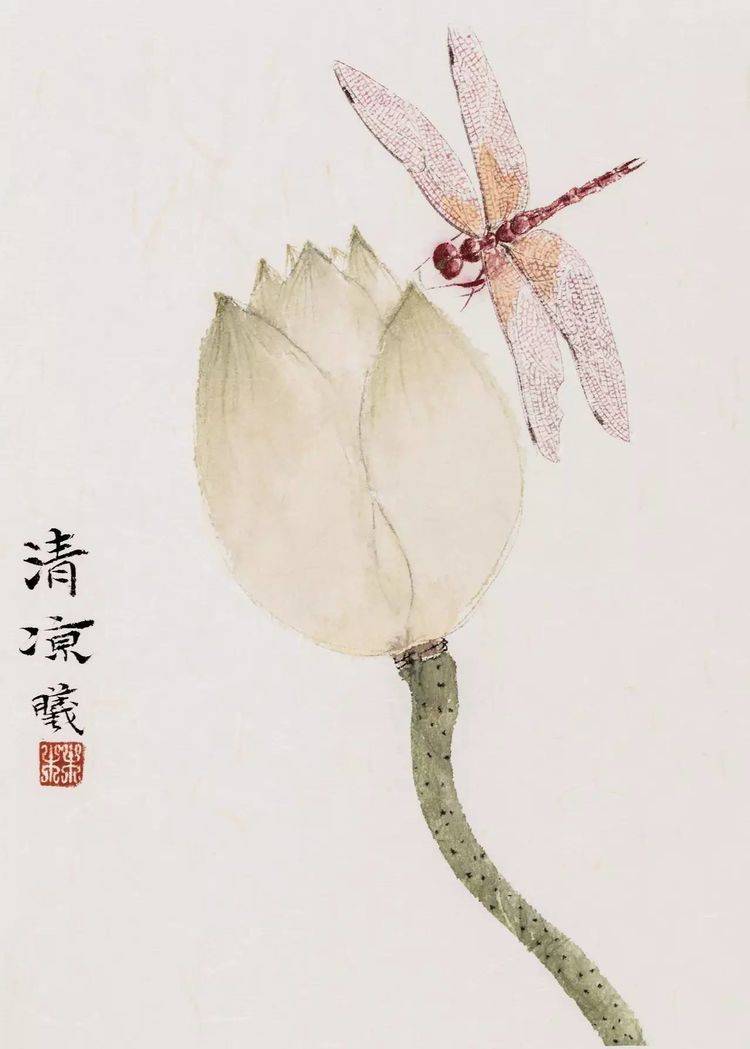 林曦不仅漂亮,其水墨画功力也很不错,堪称画坛后起之秀!