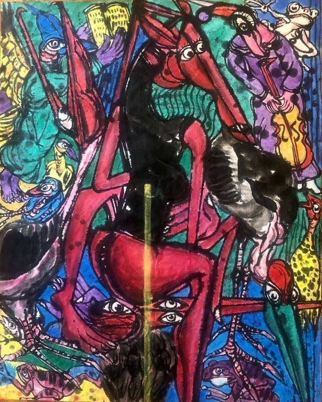 彩墨光华当代艺术——姜宏光绘画作品欣赏