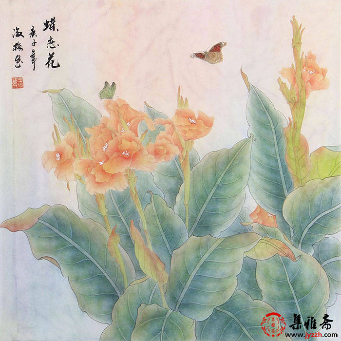 王淑梅花鸟画作品赏析,灵动婉约,清雅柔和