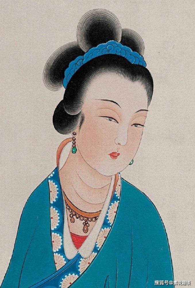 张大千的这张仕女图,专家估价超过3个亿,重现敦煌女神形象