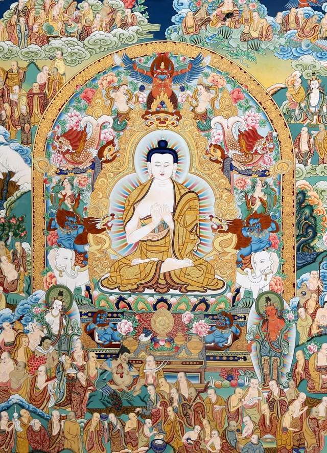 顶级收藏!| 历时七年,巨幅唐卡《五百罗汉》震撼亮相