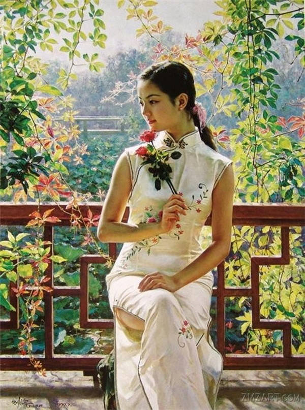 旅美画家关则驹最美人体油画,技法细腻、委婉含蓄