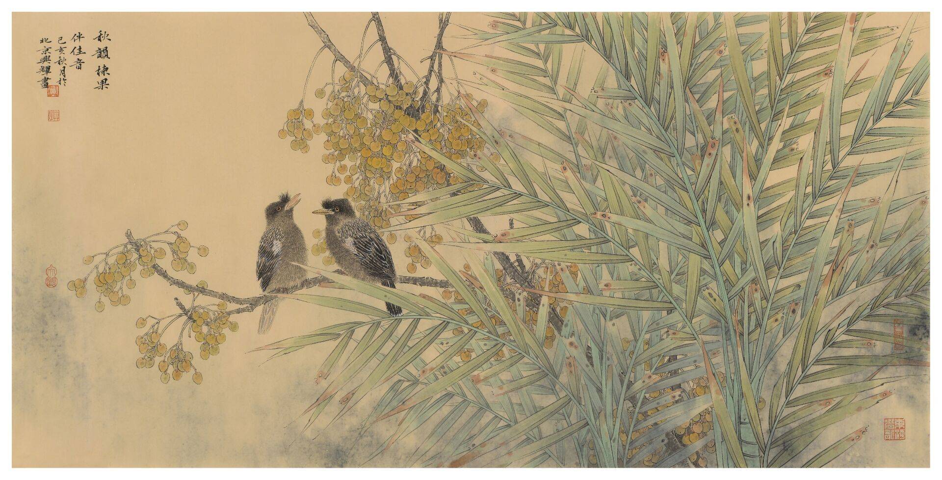 天趣自然 律如乐韵 ---青年画家黄兴辉工笔花鸟画作赏析