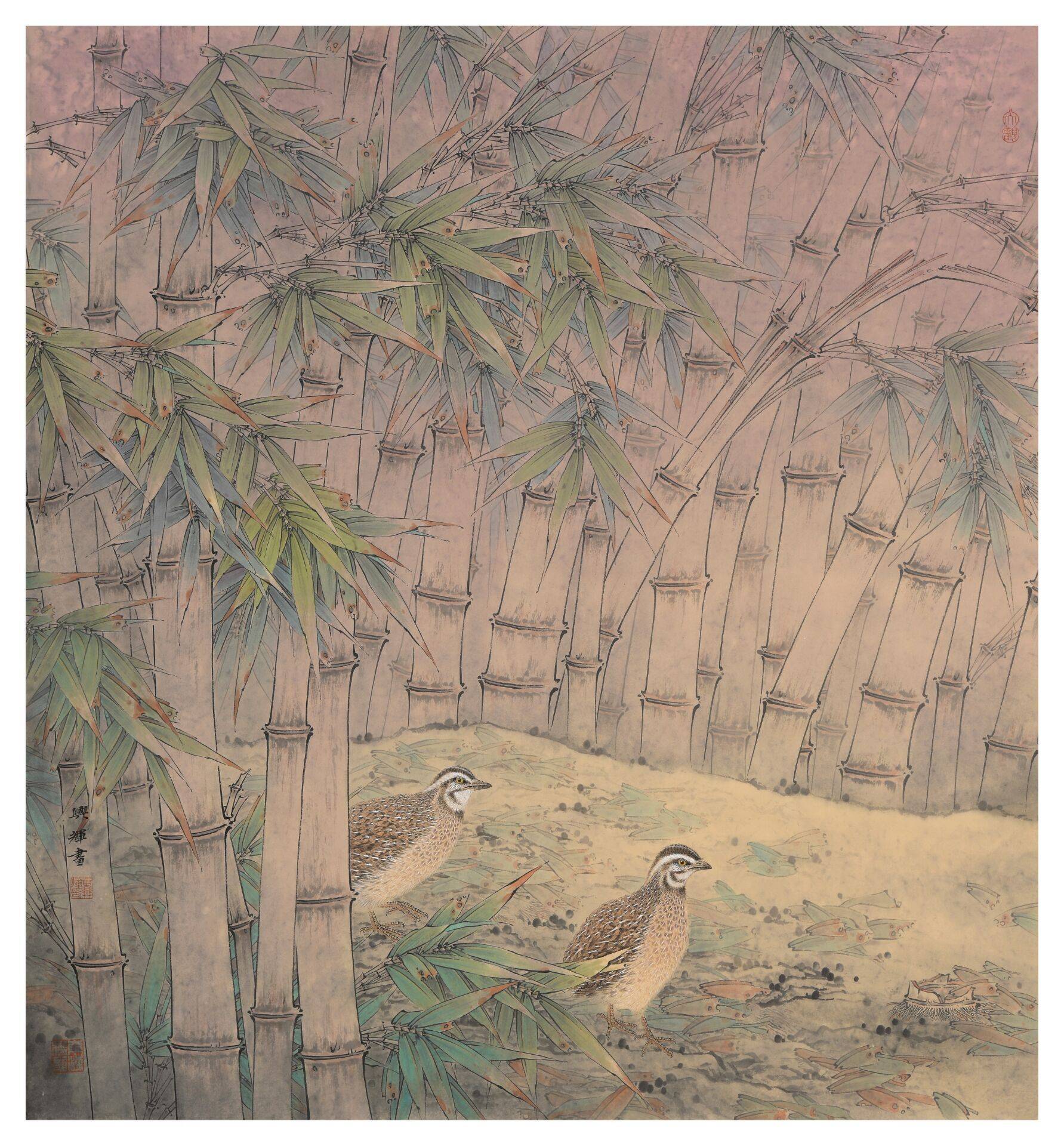 天趣自然 律如乐韵 ---青年画家黄兴辉工笔花鸟画作赏析