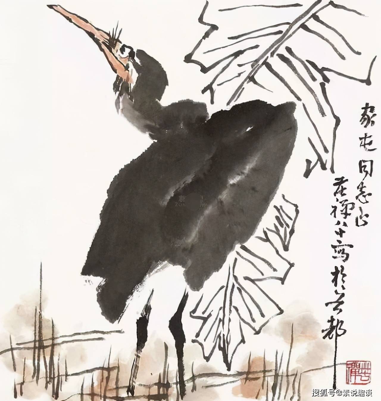 朱耷的这幅《双鹰图》,两只鹰价值4个亿,艺术造诣不输李苦禅