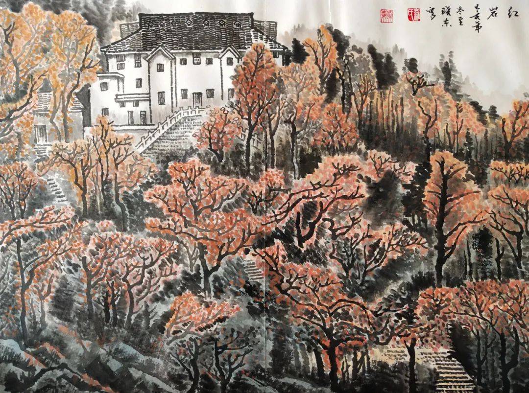青山绿水 钟灵毓秀——罗晓东国画作品欣赏