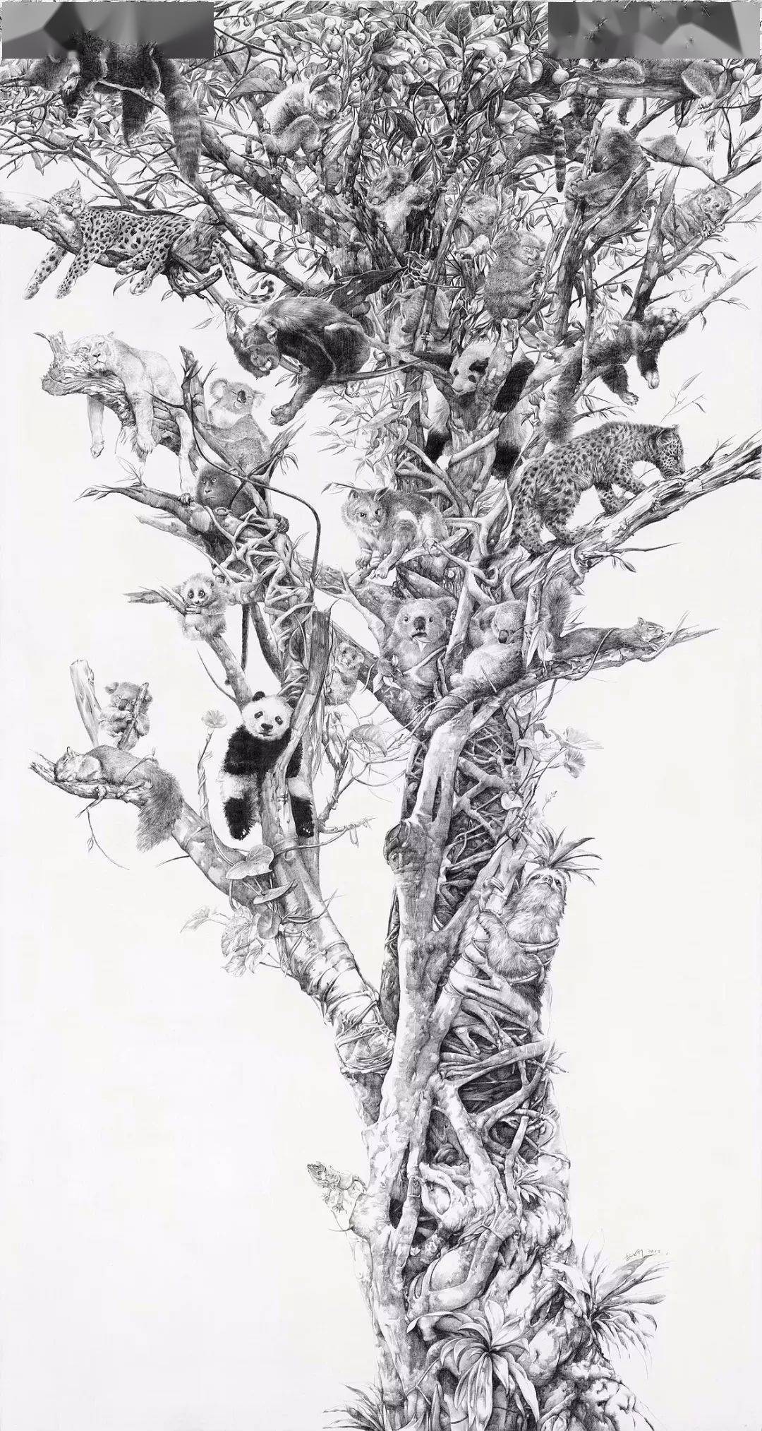 央美才女笔下作品,画到了极致!视觉效果真的太“变态”!