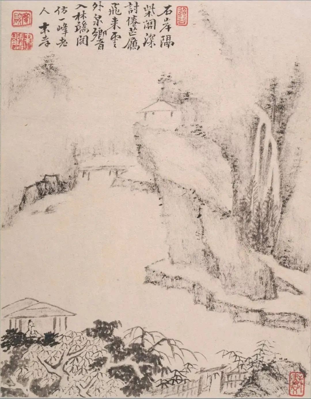 名作 | 一组枯山瘦水,一个空寂世界