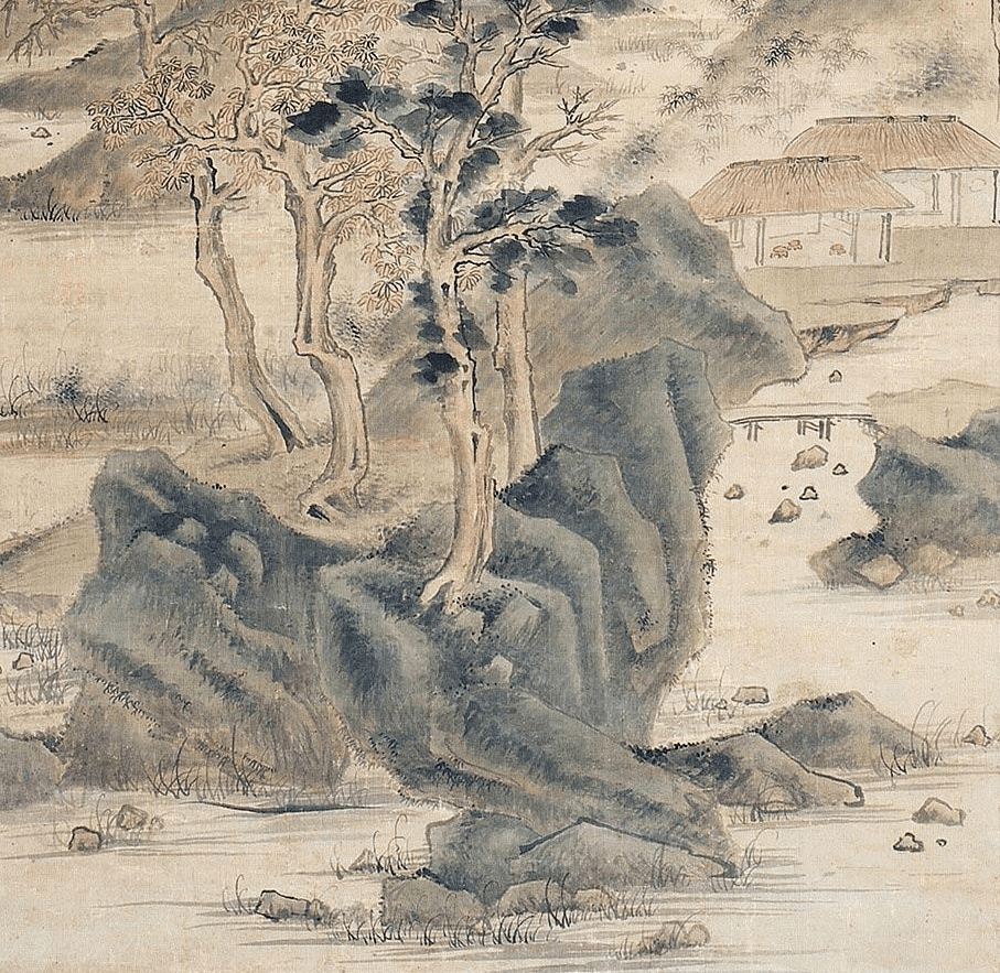 中国国画历代精品高清展:(1371)明 董其昌《吴绡图》