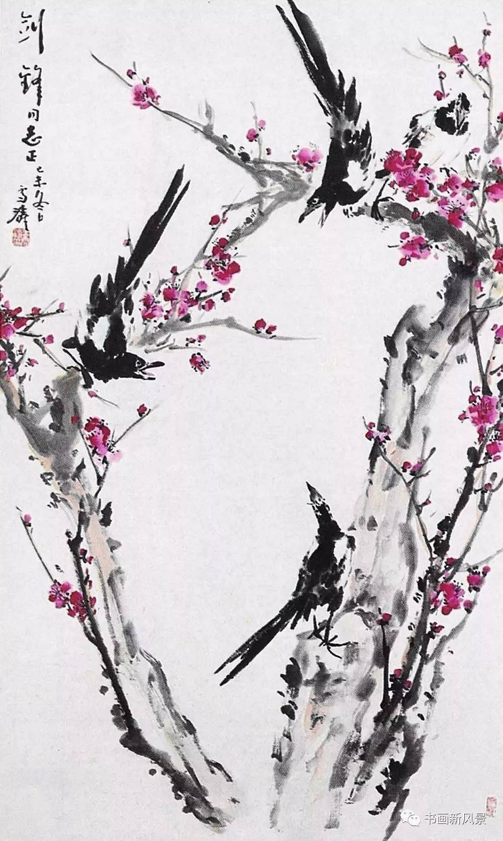 王雪涛画喜鹊精选30幅,养眼!