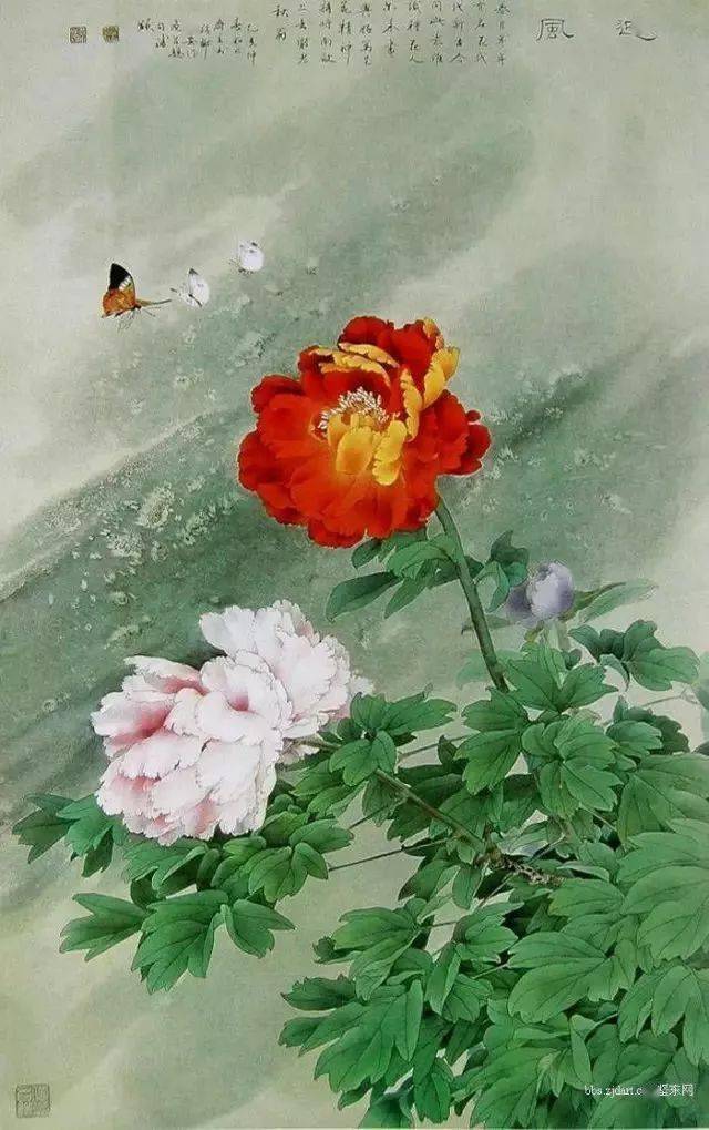精选工笔牡丹作品,望画友喜欢!