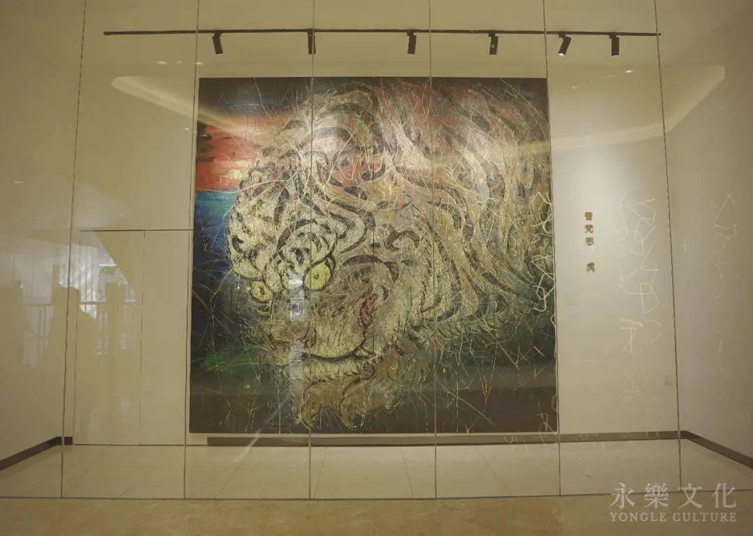 曾梵志四米巨《虎》首现拍场,气势撼人