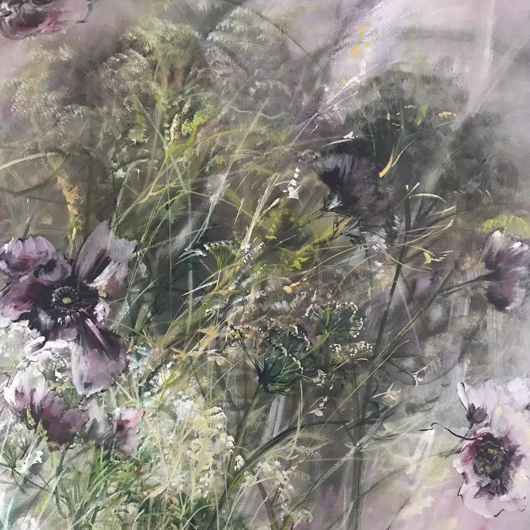 她一生只爱花,家“涂”四壁,简直美哭了