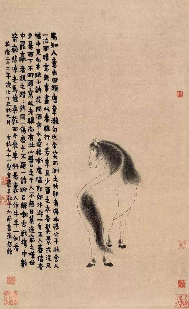 金农绘画作品欣赏,风格独特