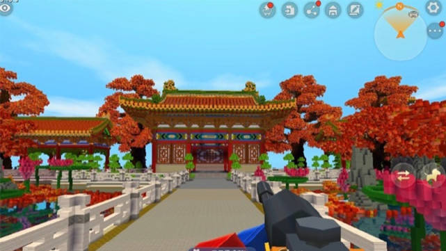 迷你世界秋风来袭,红色枫叶衬托无尽思念,令玩家流连忘返