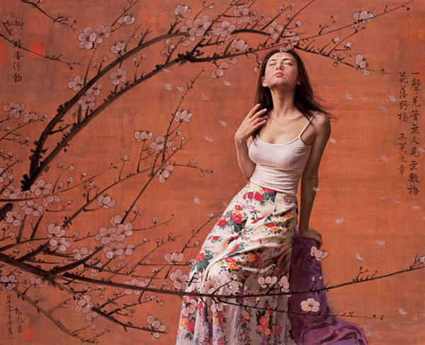 旅美画家关则驹最美人体油画,技法细腻、委婉含蓄