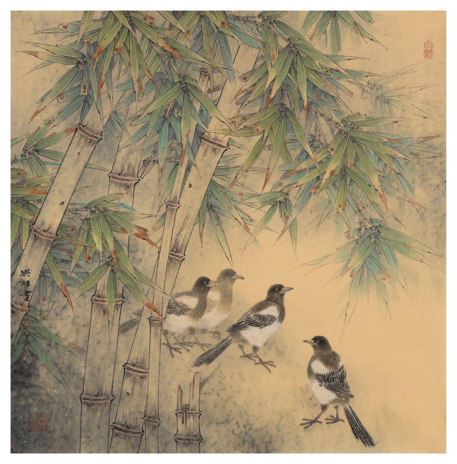 天趣自然 律如乐韵 ---青年画家黄兴辉工笔花鸟画作赏析