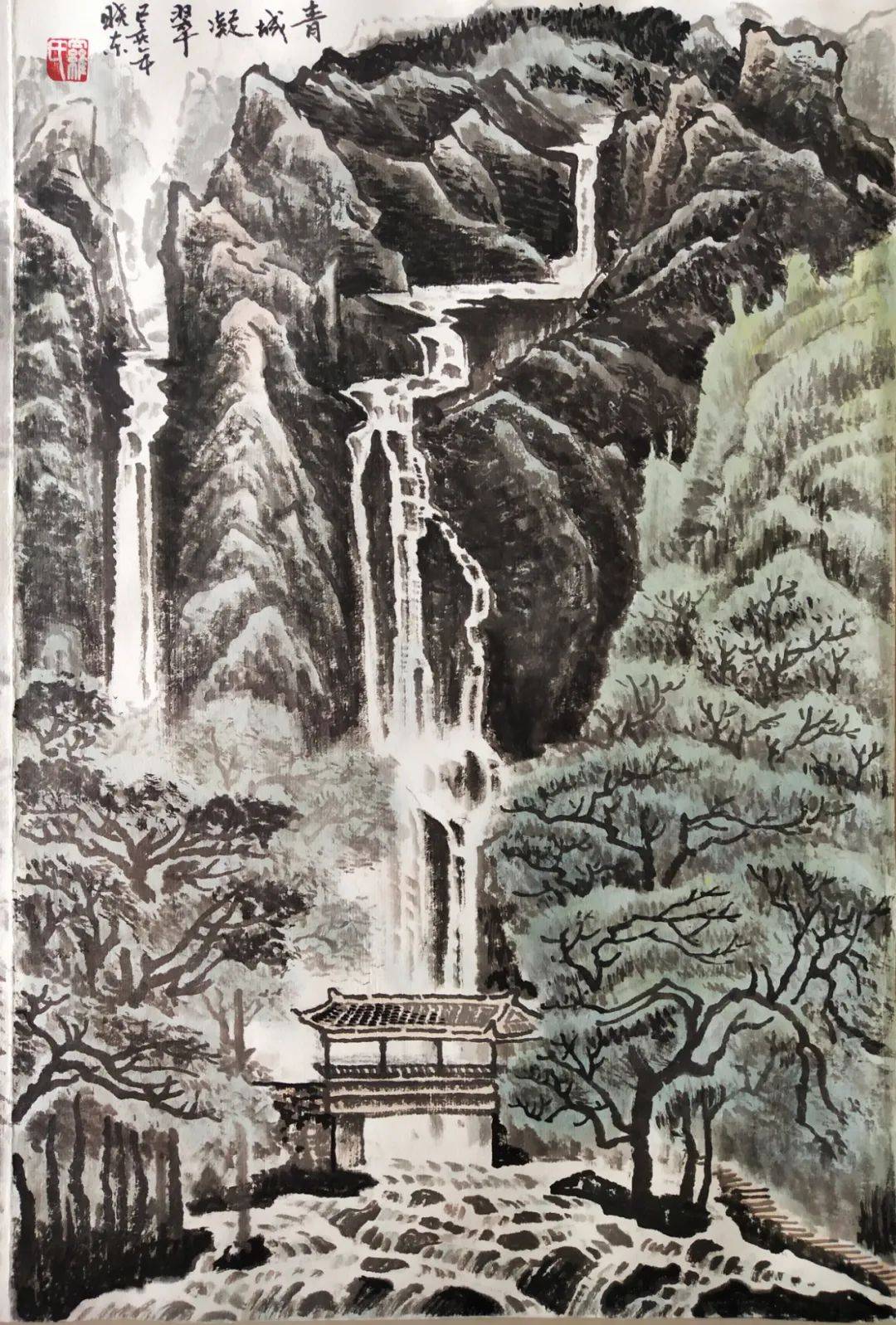 青山绿水 钟灵毓秀——罗晓东国画作品欣赏