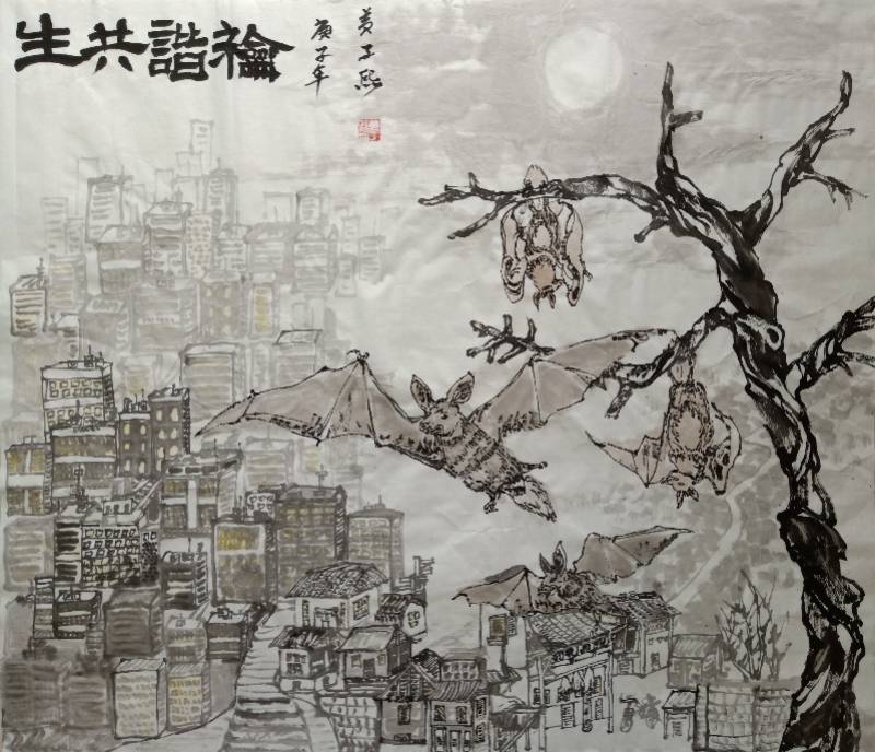 12岁中山少年 “抗疫”绘画获全国特等奖:绘画像朋友也像影子