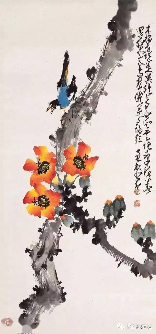 赵少昂画鸟儿,最是热闹