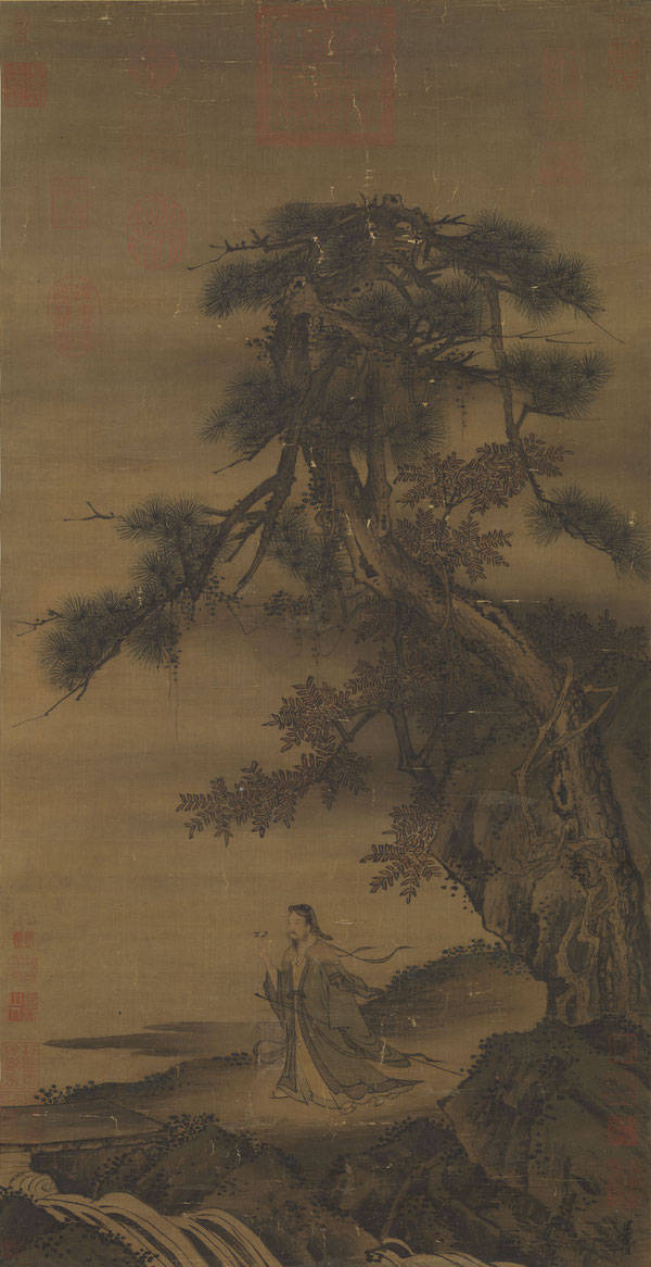 台北故宫新展“笔歌墨舞”:周文矩梁楷之作,存疑而精彩依然