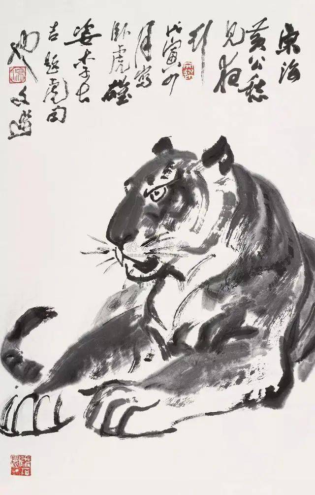 历代名家画虎,形神兼备、霸气十足!