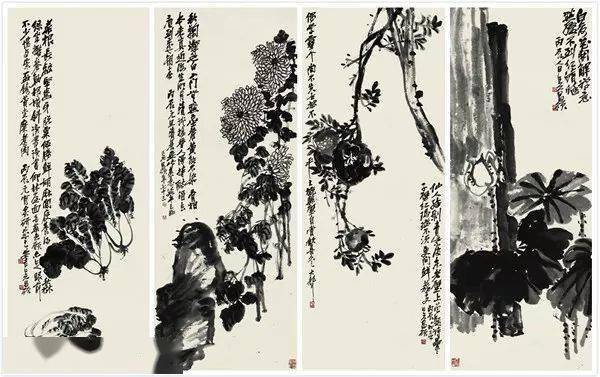书画鉴赏】吴昌硕:花果十二屏