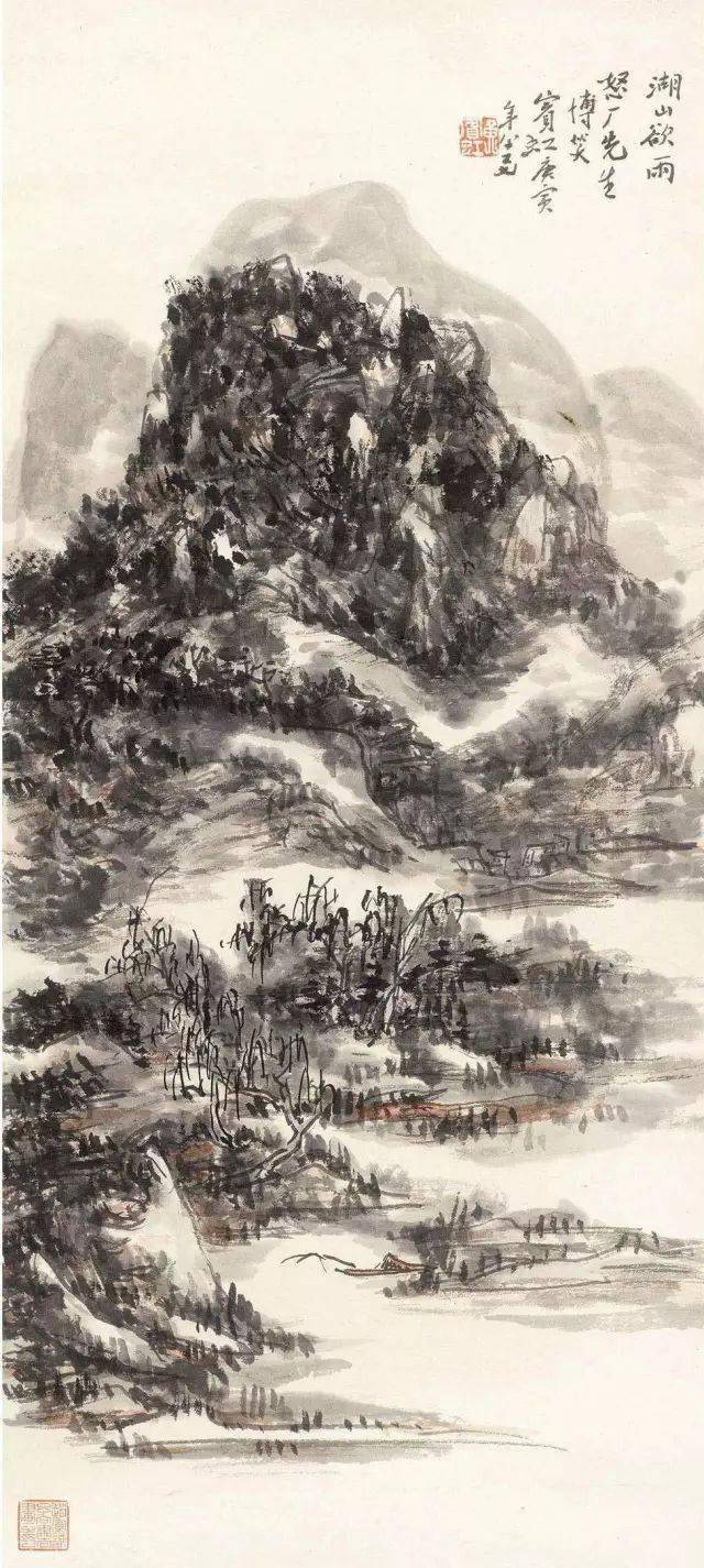 黄宾虹:不洗毛笔才能画好画