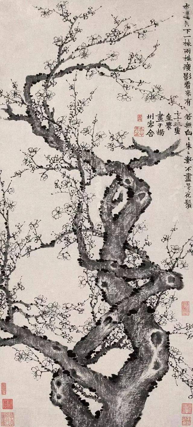 金农绘画作品欣赏,风格独特