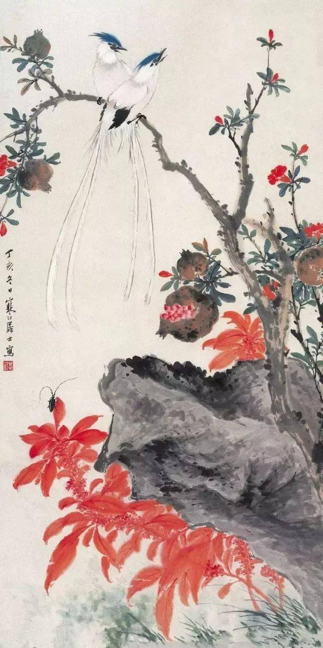 这四位老人家的花鸟,百看不厌!