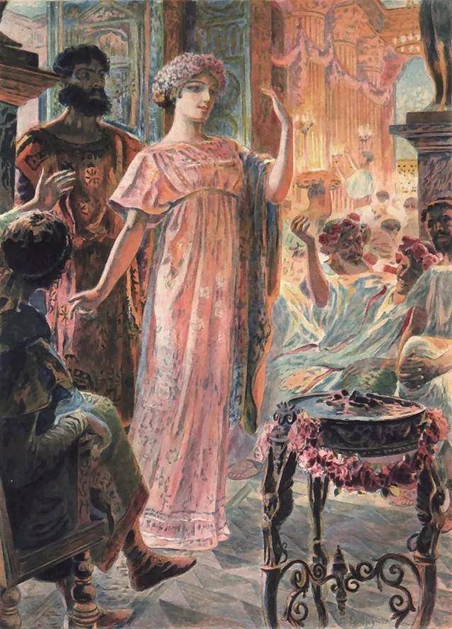 历史装饰画家罗切罗斯,以一种感性的自然主义风格来绘画作品
