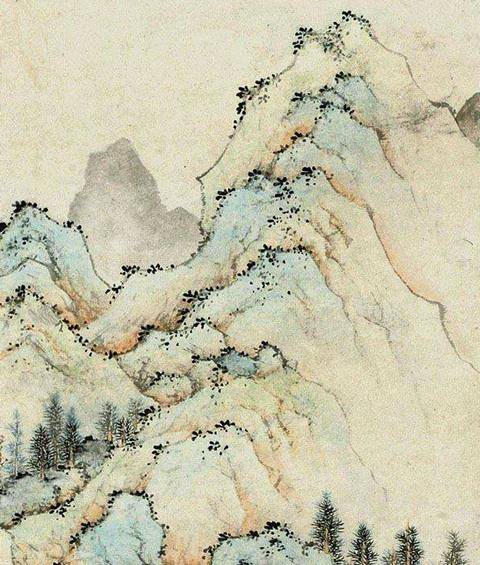 情深义重,思念好友,文徵明绘《潇湘生远情》