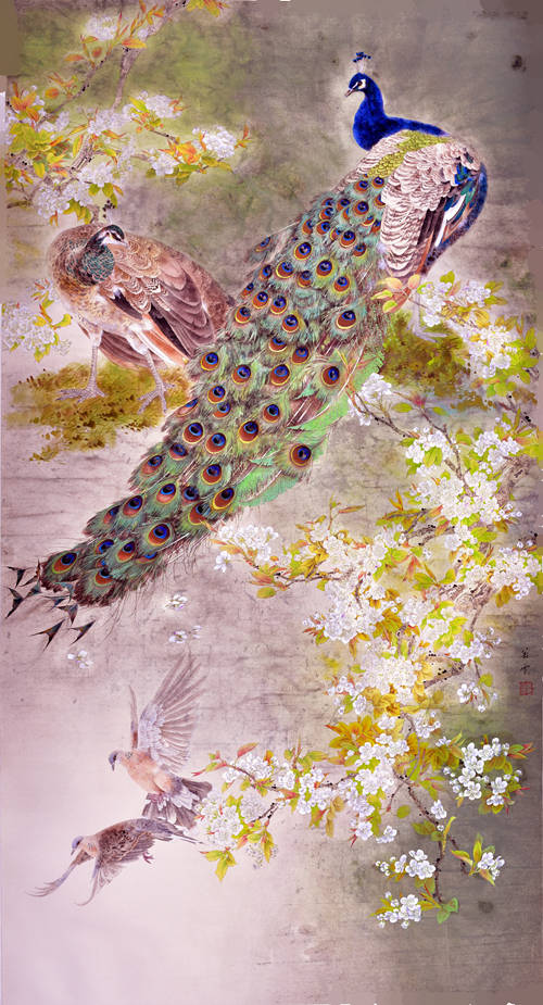 清丽典雅 情真境幽——观杨若云工笔花鸟画有感