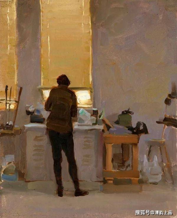 光与色的交响,美国画家金·英格利什,油画作品欣赏