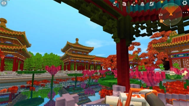 迷你世界秋风来袭,红色枫叶衬托无尽思念,令玩家流连忘返