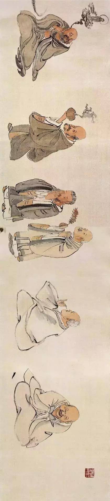 吴昌硕画人物:取其神,不肖其貌