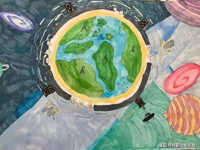 用画笔描绘未来 科技创新大赛获奖作品赏析