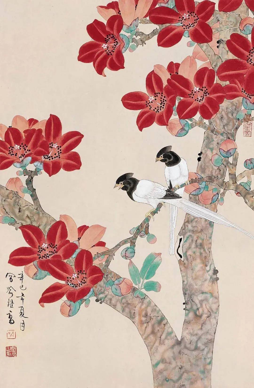 【砚边谈艺】喻继高:驰骋在工笔重彩画花鸟世界的大师