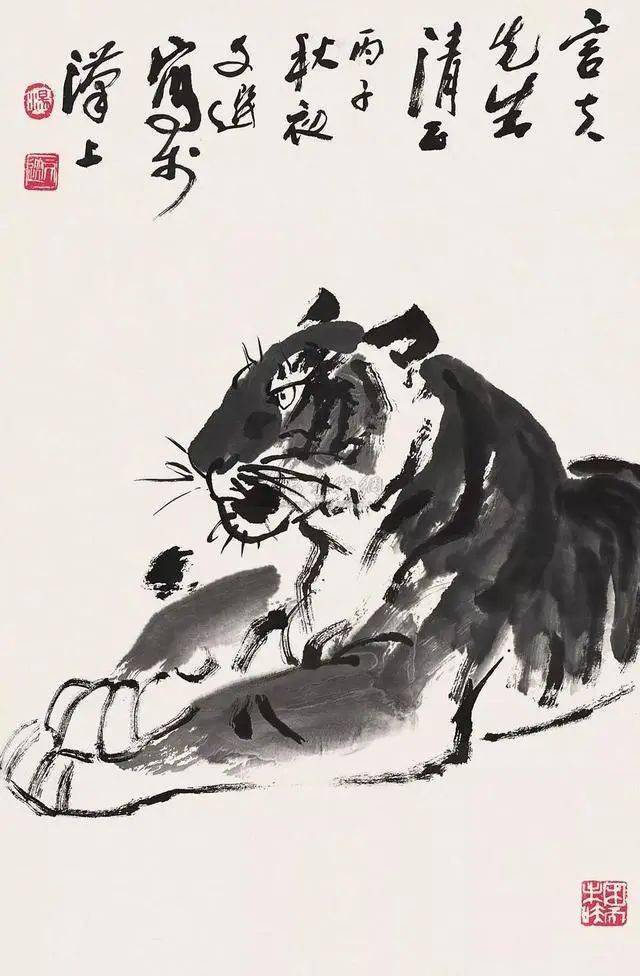 历代名家画虎,形神兼备、霸气十足!