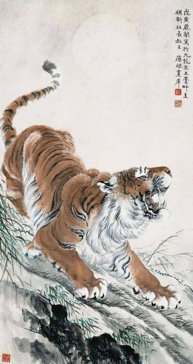 历代名家画虎,形神兼备、霸气十足!