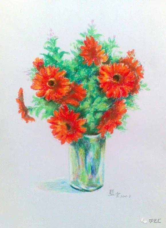 油画棒画出来的作品一样有细节,这画面效果,惊呆了!