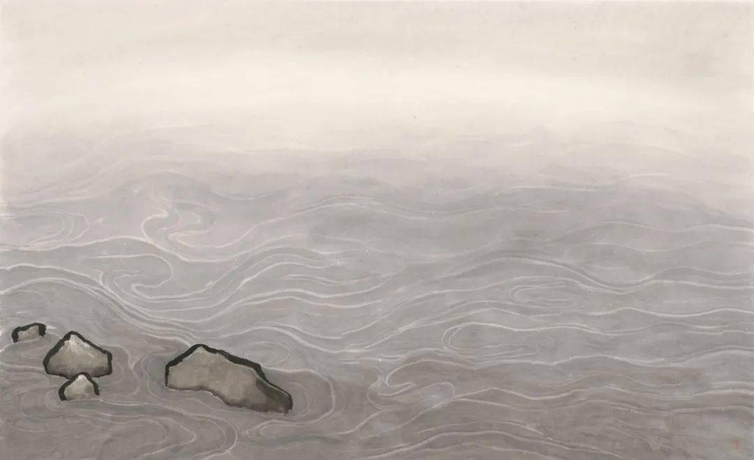 他与“水性”博弈,进行着“水的突围”,独辟蹊径走出了全新的创作之路