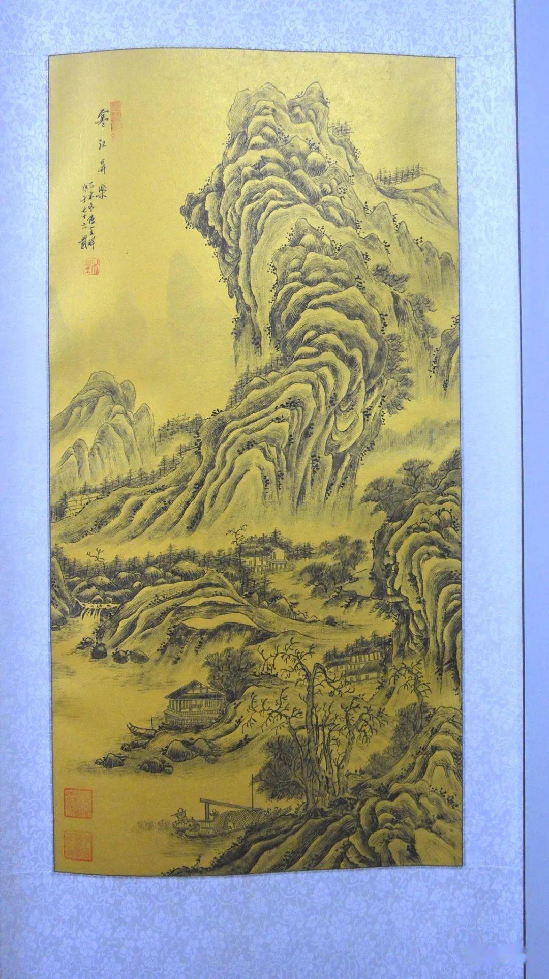 艺术永流传!皇塘耄耋老人绘就8米长卷泥金画